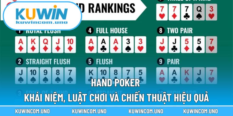 Hand Poker - Khái Niệm, Luật Chơi Và Chiến Thuật Hiệu Quả